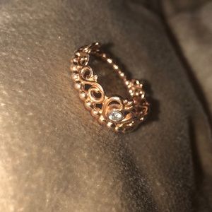 Pandora Crown Ring In Rose Gold